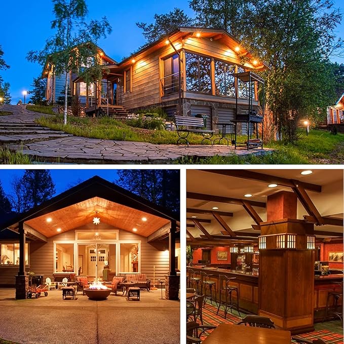 Energetic PAR38 LED Flood Outdoor Light Bulb, 2700K Soft White, 90 Watt Equivalent (11W), Wet Rated, 900LM, E26 Base, Non-Dimmable, ETL, 6 Pack