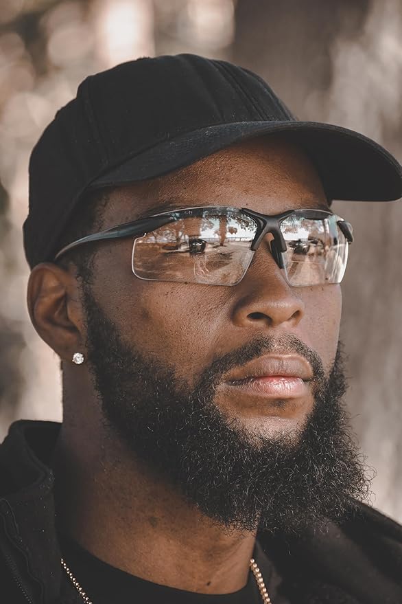 Global Vision Apex 1.5 Bifocal Safety Glasses 2 Pairs Black Frames with Clear & Smoke Lenses