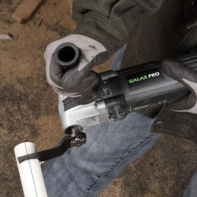 GALAX PRO 3.5A 6 Variable Speed Oscillating Multi Tool Kit with Quick Clamp System Change and 30pcs Accessories, Oscillating Angle:4° for Cutting, Sanding, Grinding