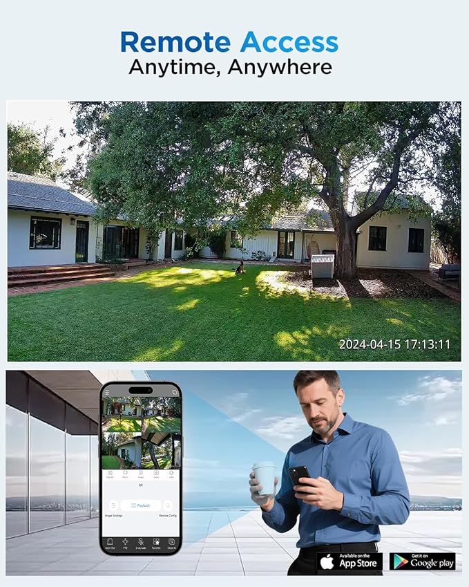 4COVR PoE PTZ Security Camera System, 8X 5MP PoE IP Camera, 8CH 4K NVR & 2TB HDD, 350° Pan 90° Tilt 3X Digital Zoom, Smart Color Night Vision, Two Way Audio, AI Human Vehicle Detection, LYM2XP5M0808