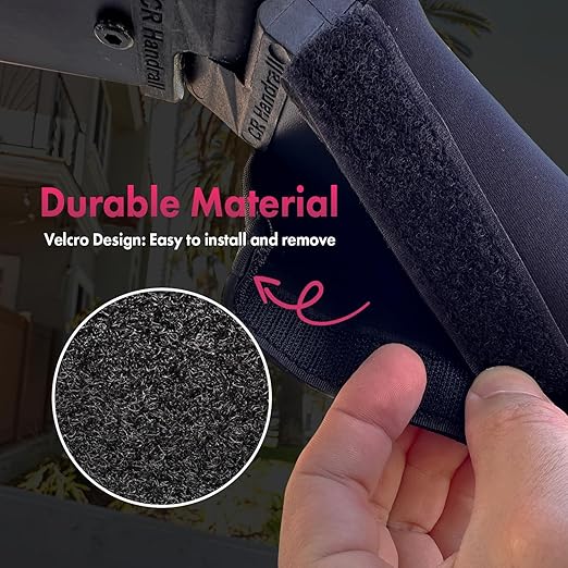 CHR Fence & Rail 3 to 4 Step Handrail Sleeve, Top Hand Rails for Outdoor Steps Cover, Heat Protection Cover for Railings for Outdoor Steps & Deck Hand Rail