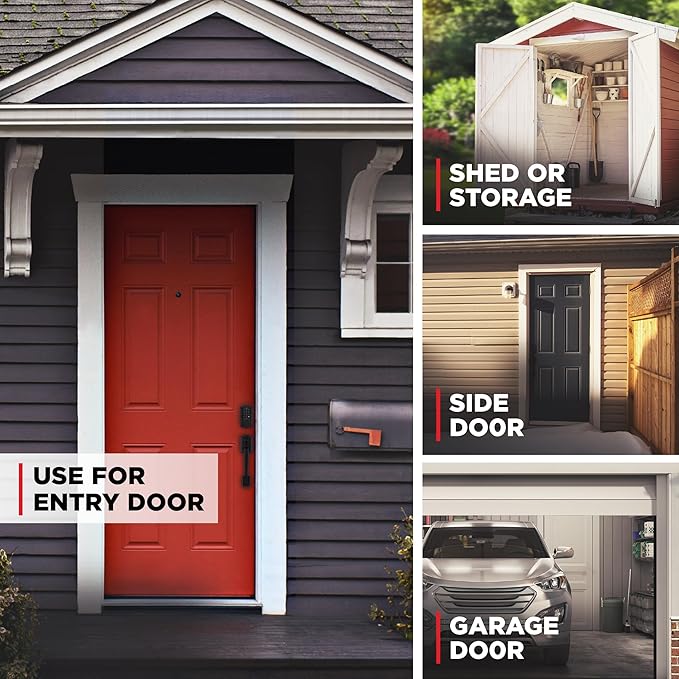 Kwikset SmartCode 270 Keyless Entry Electronic Touchpad Deadbolt Door Lock with Auto-Lock, Custom User Codes, Advanced Security in Matte Black Traditional