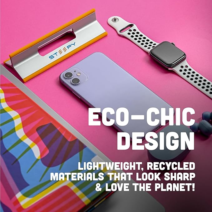 Steepy Adjustable Laptop Stand with 3 Heights Computer Laptop Desk Riser