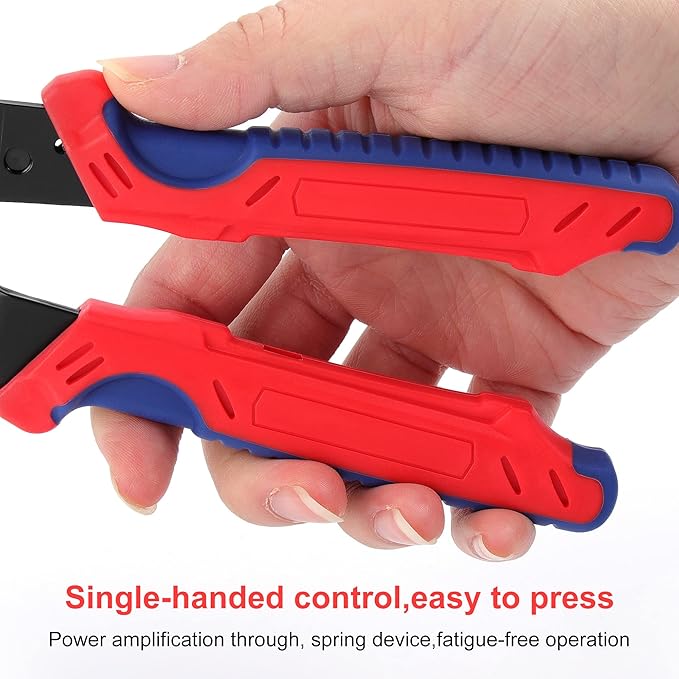 Knoweasy JST Crimper and Micro Open Barrel Crimping Tool - Works on AWG28-20 (0.08-0.5mm²) JAM, Molex, Tyco, JST Terminals and Connectors for FPV, Drone Servo Medel KN-2818