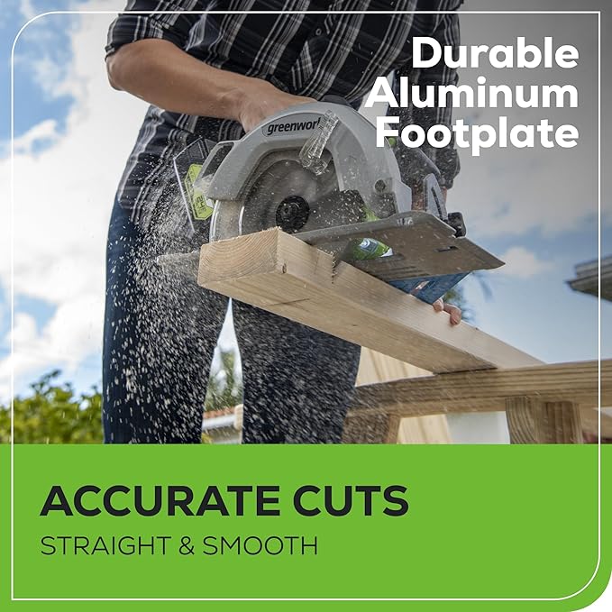 Greenworks 24V Cordless Power Tool Combo Kit, Jig Saw with 4Ah USB Battery & Charger, Circular Saw (7-1/4") & Reciprocating Saw, Brushless Motors, 3000 SPM & 4500 RPM