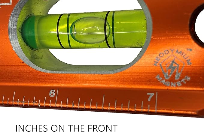 Swanson Tool Co TLL049M Savage Lightning Aluminum Torpedo Magnetic Illuminated Levels, 9", 3 Vials