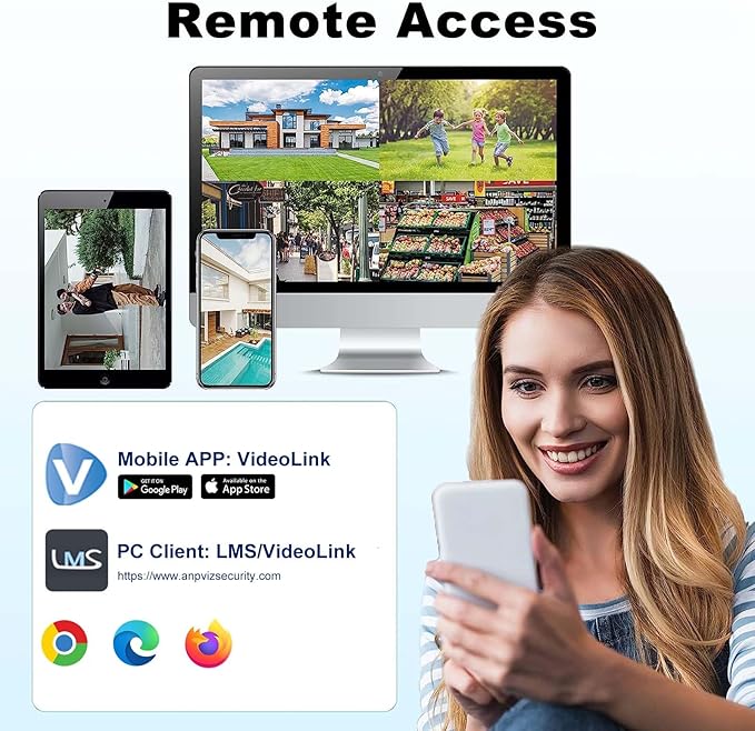 Anpviz 4MP Bullet PoE IP Camera, Security IP Camera Outdoor Indoor, AI Human Motion Detection, Smart Dual Light Color Night Vision, Built-in Mic, 2.8mm Lens, IP66 Waterproof, NDAA Complaint (U Series)