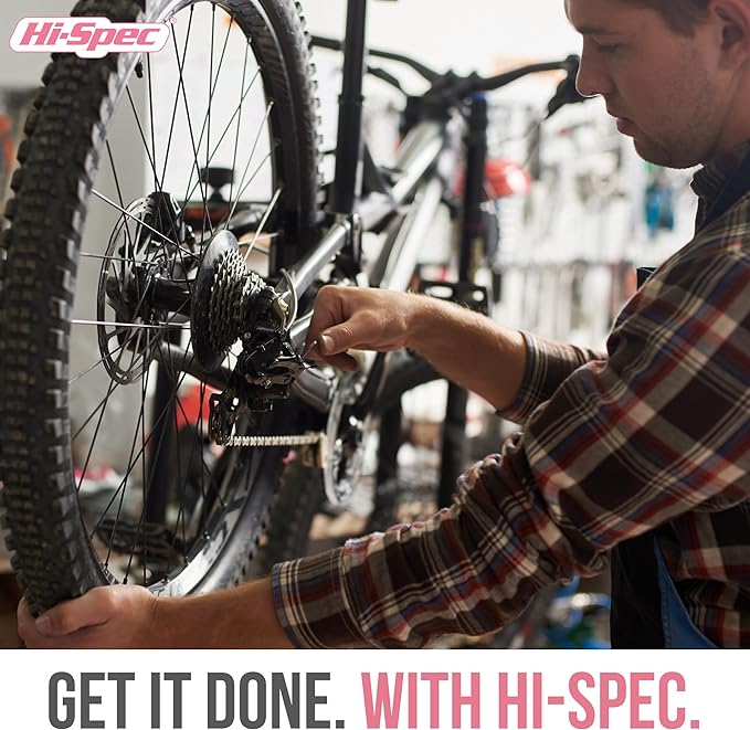 Hi-Spec 54pc Pink Home DIY Repair Tool Kit Set. Women Ladies Beginner Complete Hand Tools in a Portable Toolbox Case for the Household and Office