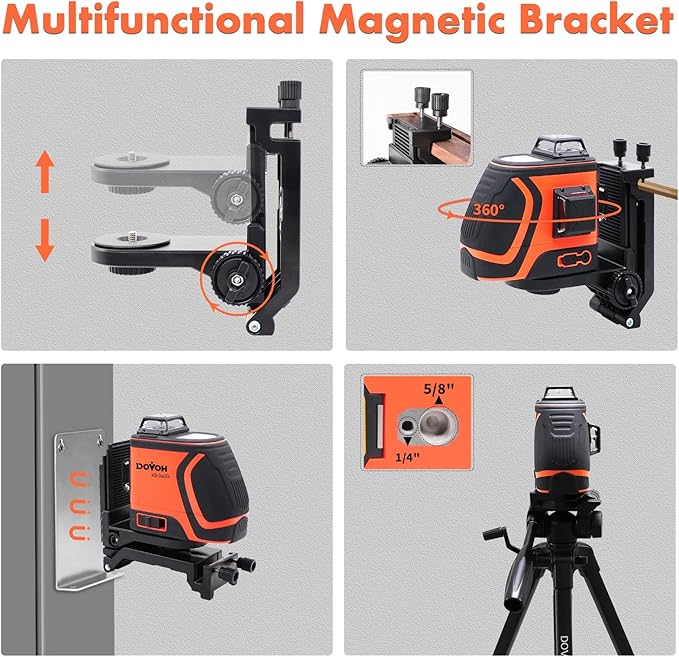 Outdoor Laser Level with Receiver and Grade Rod, Class Ⅱ