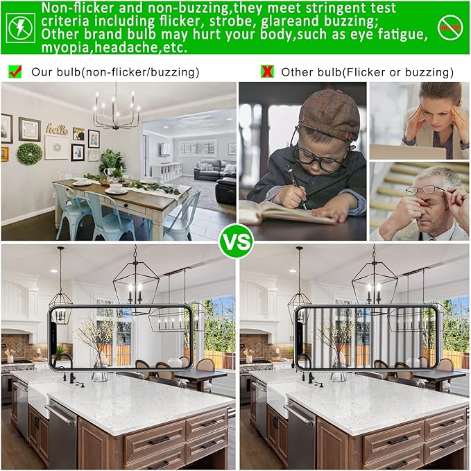 LiteHistory E12 led Bulb 6W Equivalent E12 Candelabra Bulb 60 watt Neutral White 4000K AC120V 600LM Dimmable T6 T25 for Chandeliers,Ceiling Fan and Wall sconces Pack of 6