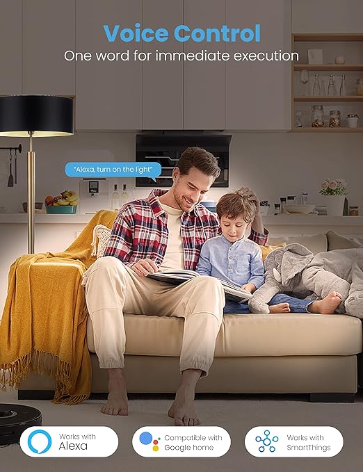 Eightree Smart Plug 5GHz & 2.4GHz, Smart Outlet WiFi Socket with APP Remote Control, Compatible with Alexa & Google Home, 4 Packs