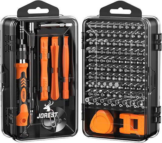 JOREST 117 in 1 Precision Screwdriver Set, Tool Gifts for Men, Mini Repair Tool Kit with Torx Triwing Bits, Repair for Computer, Macbook, Laptop, PC, RC, PS5, iphone, Electronics, XBOX, Glasses
