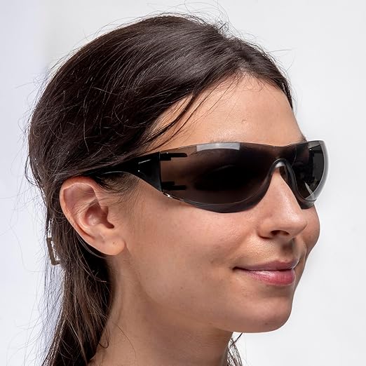 Adapt Moldex Safety Glasses (5001S-1), Smoke Lens with Black Frame, ANSI Z87.1 Certified, Anti-Fog, Scratch & UV Resistant, Unisex PPE Work Eyewear Protection for Men and Women (12-Pack)