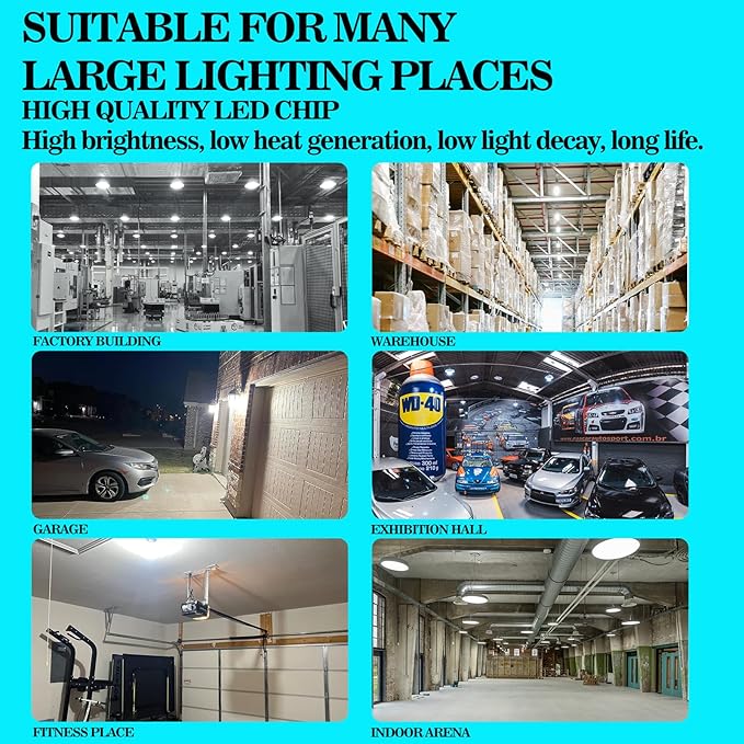 700W Equivalent 10500LM LED Bulbs (1-Set) - 90% Energy Saving, IP65 Waterproof, E26/E39, G25 70W 5000K Daylight, Warehouse Light, ETL/FCC/ROHS/CE Certified, Not Dimmable.