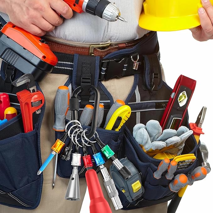 Wire Nut Twister,with 2pcs Bit Holders 1/4" Socket,Hex Shank Screwdriver Bit Holder,Wire Twisting Tool,Wire Nut Twister for Electrical Power Drill,Wire Twister for Quick Twisting Cable