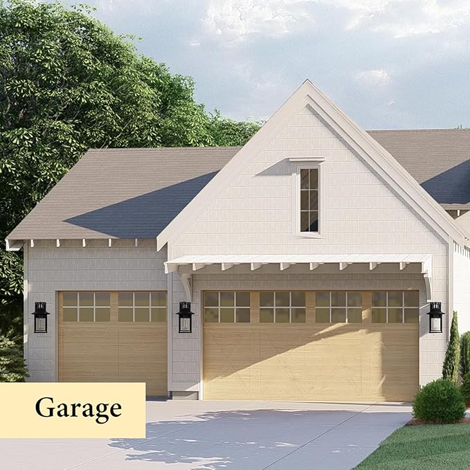 Porch Lights with Motion Sensor - Dusk to Dawn Outdoor Wall Lights, Exterior Motion Lights for House, Patio - 2Pack