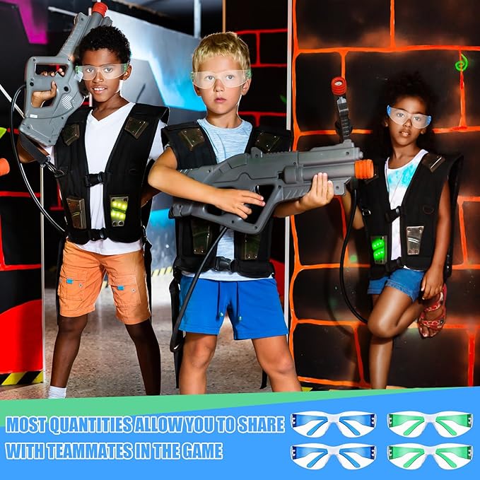 Kanayu 48 Pack Kids Protective Safety Glasses Bulk Kids Safety Goggles Scratch Impact Resistant Goggles Eyewear