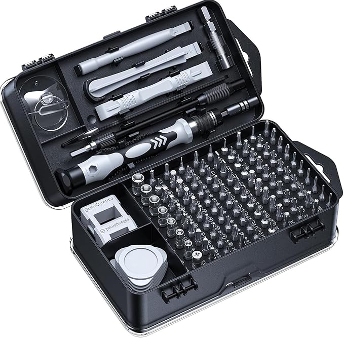 115-in-1 Precision Screwdriver Set, Mini Professional Magnetic Repair Tool Kit, Small Screwdriver for Phone, Computer, Watch, Laptop, Macbook, Game Console, Electronic, Toys Repair