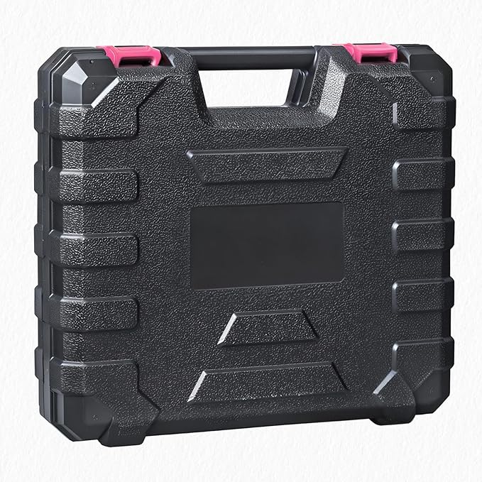 Tool Set - 8V Cordless Drill Kit, 132 Piece Box With Hand Drill, Home Kits for Men & Women, Perfect for Homeowner, Diyer, Handyman - Pink