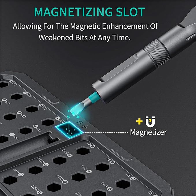 42 in 1 Magnetic Screwdriver Set, DIY Ratchet Screwdriver Set with Detachable Handle, Portable Compact Repair Tool Kit for Furniture Laptop Electronicsv Bicycle