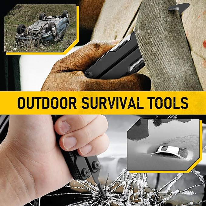 BIBURY Mini Multitool Pliers BI2051AB, Mini EDC Multi Tool with Pocket Clip for Outdoor Survival, Anniversary Birthday Gifts for Men and Women, Gifts for Dad Husband Boyfriend, Essential EDC Gear Tool