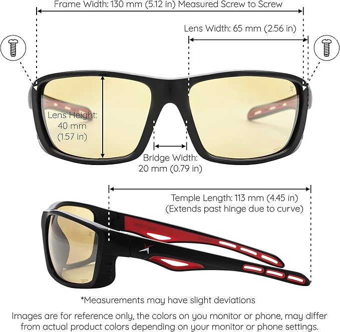 X Power Photochromic Lenses Safety ANSI Z87+ Impact Resistant Polycarbonate Lens & Frame