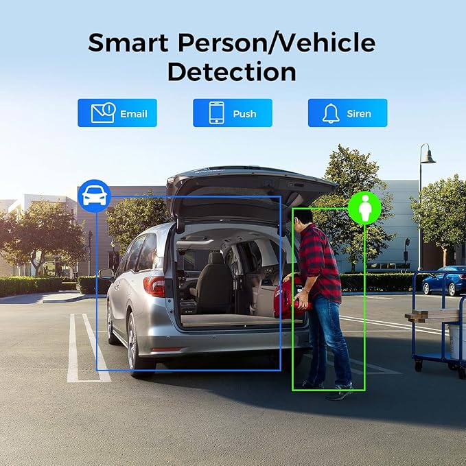 Hiseeu 3K Wired Security Camera System with Audio,3TB HDD,5MP 8CH Surveillance DVR,8 X5MP Security Cameras,Dual Light,Human/Vehicle Detection,Smart Playback for Home Security