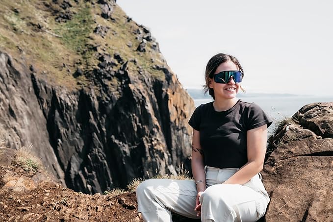 X Power ANSI Z87+ Safety Shield Sunglasses Impact Resistant Polycarbonate Lens & Frame (Made In Taiwan)