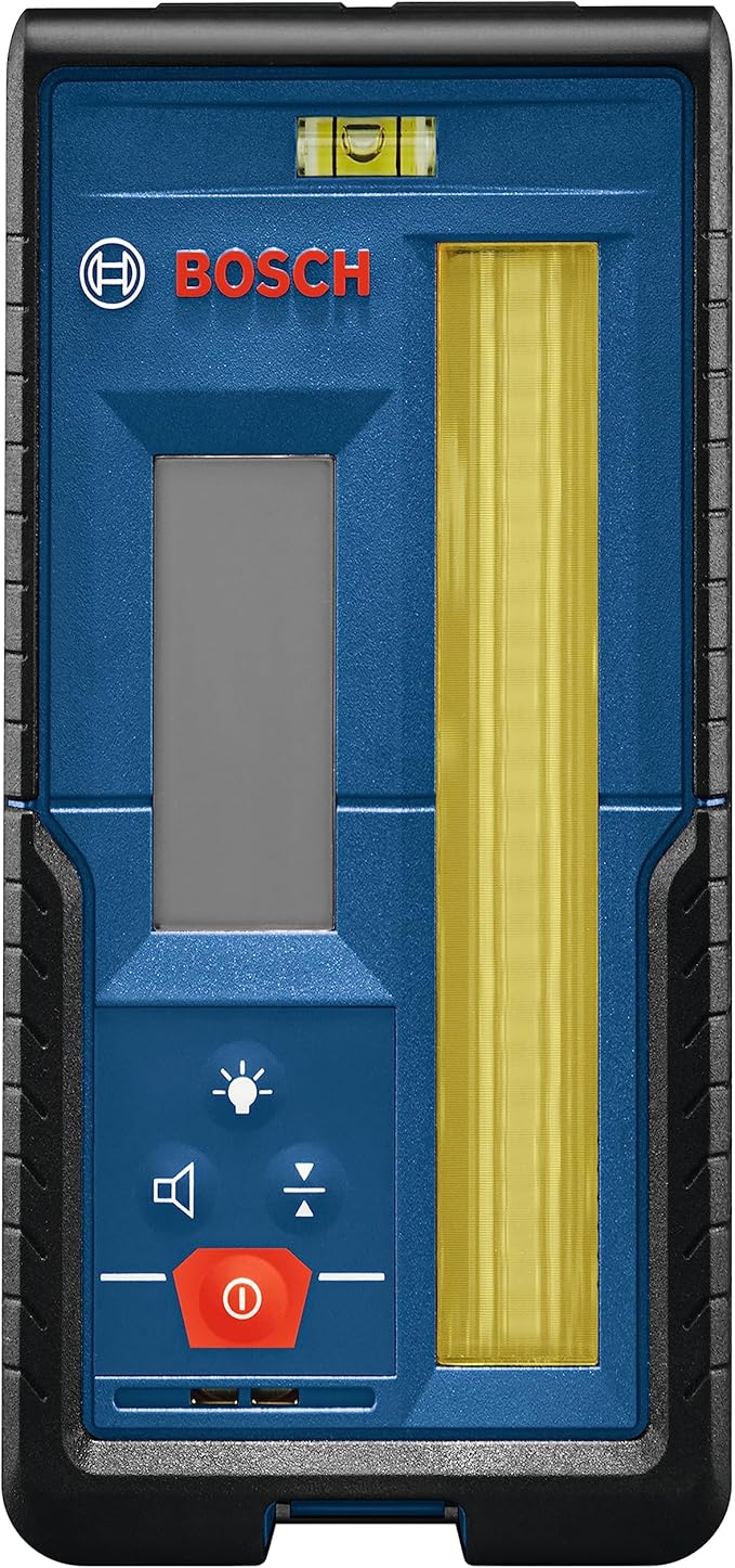 BOSCH LR20 1000 ft Red and Green-Beam Rotary Laser Receiver, Includes Mounting Bracket & 2 AA Batteries