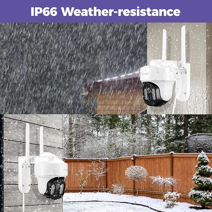 xmartO 16CH 16-Camera WiFi6 Security Camera System Wireless Outdoor/Indoor, 10CH 4K NVR with 4X 2K HD Dual Lens Cameras with Auto Tracking, 1TB HDD (Plug-in 24/7 Surveillance, Long Range WiFi)