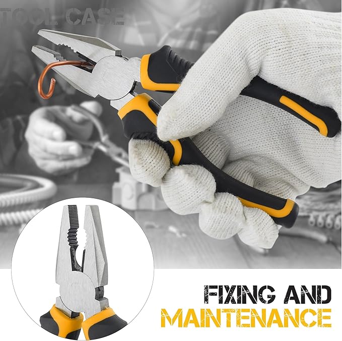 Hi-Spec 25pc Small Compact Hand Mini Tool Kit Set for Home and Office DIY. Household Basic Repairs in a Portable Toolbox Case