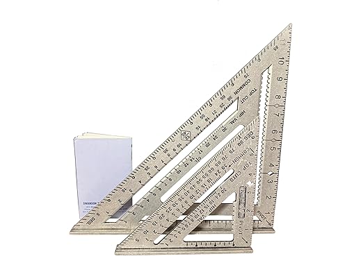 SWANSON Tool Co., Inc SW1201K Value Pack 7 inch Speed Square and Big 12 Speed Square (without layout bar) ships with Blue Book