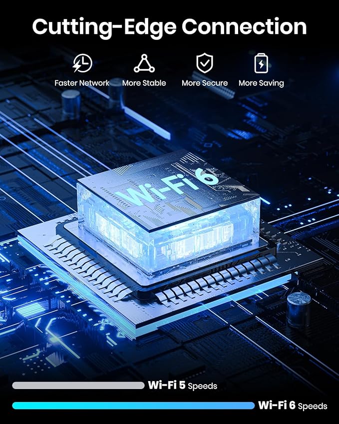 2K Solar Security Camera Wireless Outdoor, 2.4G WiFi & 360˚PTZ Camera, Color Night Vision, Motion Detection, 2-Way Audio, Solar-Powered Battery, Alexa/Google Assistant, SD Card/Cloud Storage