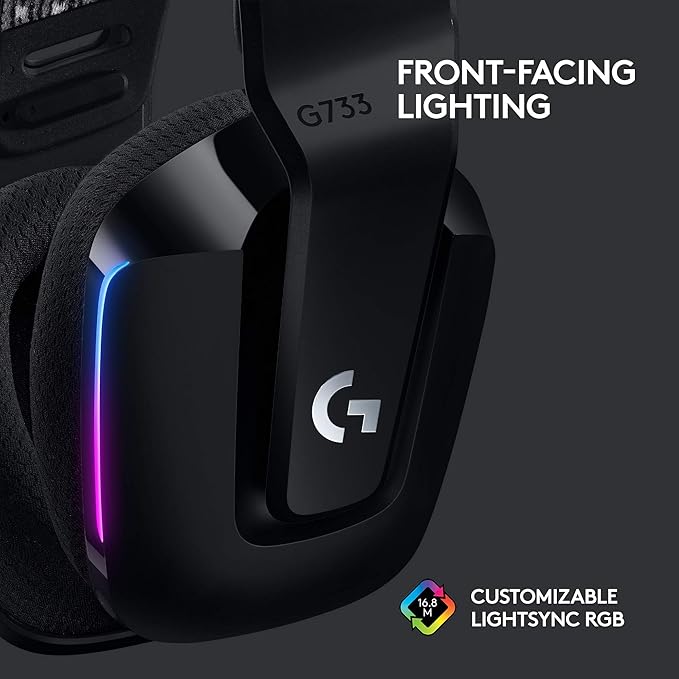 Logitech G502 X Plus Lightspeed Wireless Gaming Mouse + G733 Lightspeed Wireless Gaming Headset - Black