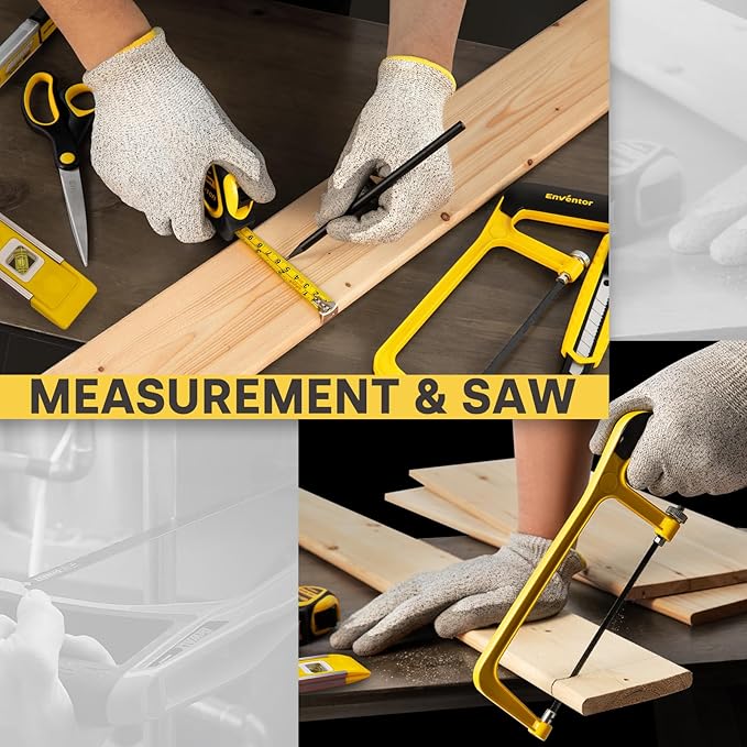 Enventor Tool Set, 220-Piece Home Tool Kit with Toolbox, Wrench and Hand Tools for Home Repairs, Auto Maintenance, DIY & General Use,Household Repair Tools for Men & Women