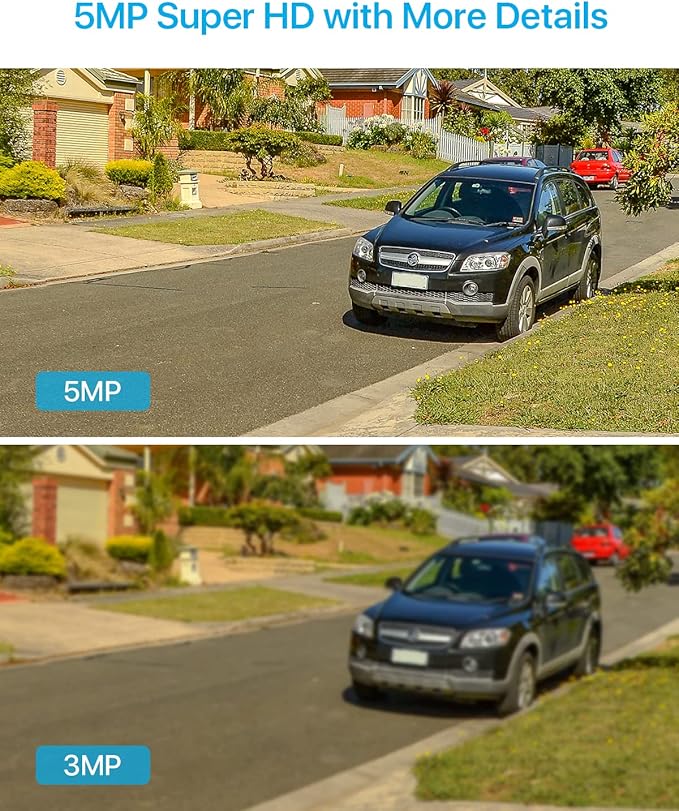 ZOSI 5MP 3K Add-on Security POE Camera, 2880 x 1620 Indoor Outdoor Bullet IP Camera, 120ft Night Vision, 3.6mm Lens, 95°View Angle, IP66 Weatherproof (Only Work PoE NVR)