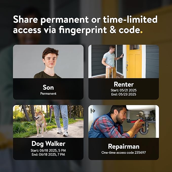 Nuki Smart Lock & Keypad 2, Keyless Door System with Auto-Lock, Fingerprint and Code Access, App Control, Easy Setup, Compatible with Alexa, Google, for Secure and Easy Home Entry