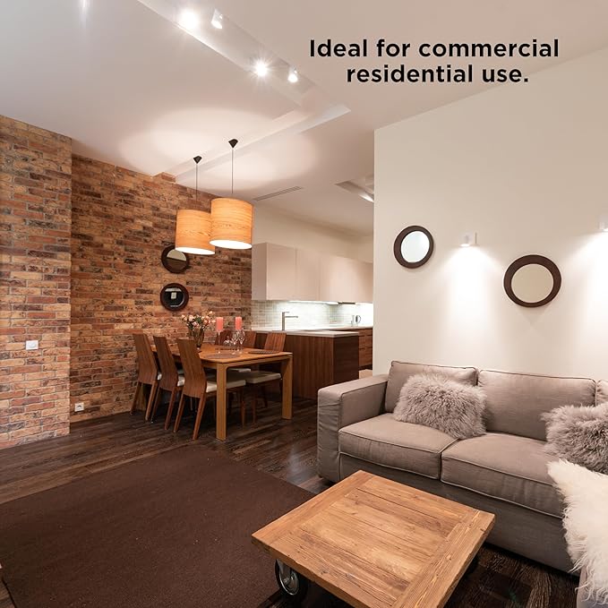 SLEEKLIGHTING A19 100W Equivalent 15 Watt LED Bulb, 5 CCT (2700K, 3000K, 3500K, 4000K, 5000K) 1600 Lumens, Dimmable, Energy Star, E26 Base - (4 Pack)