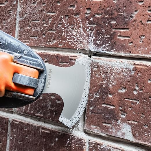 PECHAM 9PCS Diamond Oscillating Tool Blade, Multi Tool Blades Kits for Grout Removal and Soft Tile Cut, Fit Porter Cable Black & Decker Rockwell Ridgid Ryobi Milwaukee Chicago Craftsman