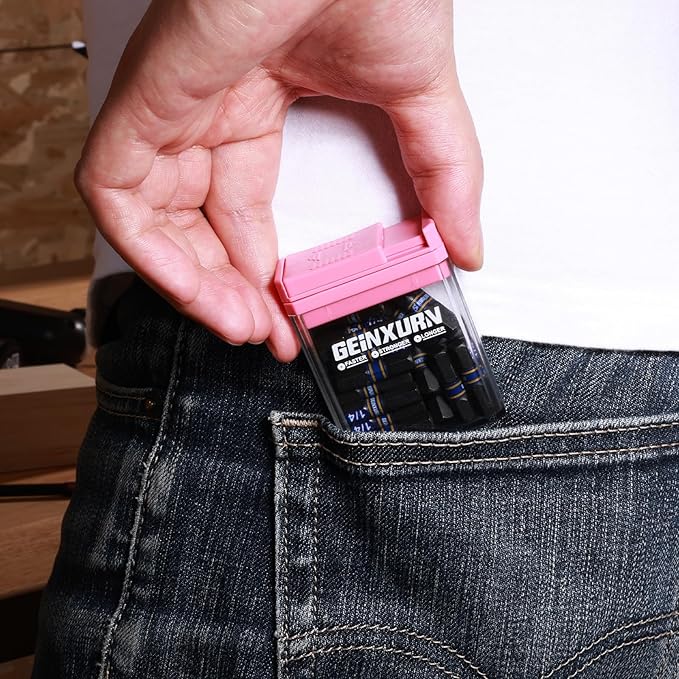 Impact Hex Screwdriver Bits Set,90 Pieces 1" Magnetic SAE (5/32",3/16",1/8",1/4") S2 Steel Multi Driver Bits and 1Pc Bit Holder with Storage Colorful Box