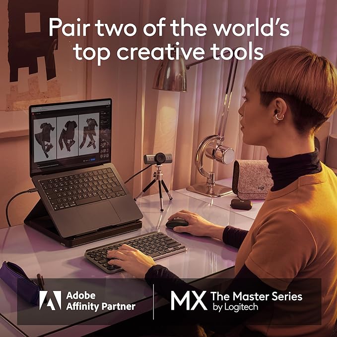 Logitech MX Keys Mini for Mac Minimalist Wireless Keyboard, Compact, Bluetooth, Backlit Keys, USB-C, Tactile Typing, Compatible with MacBook Pro,MacBook Air,iMac,iPad - Space Grey