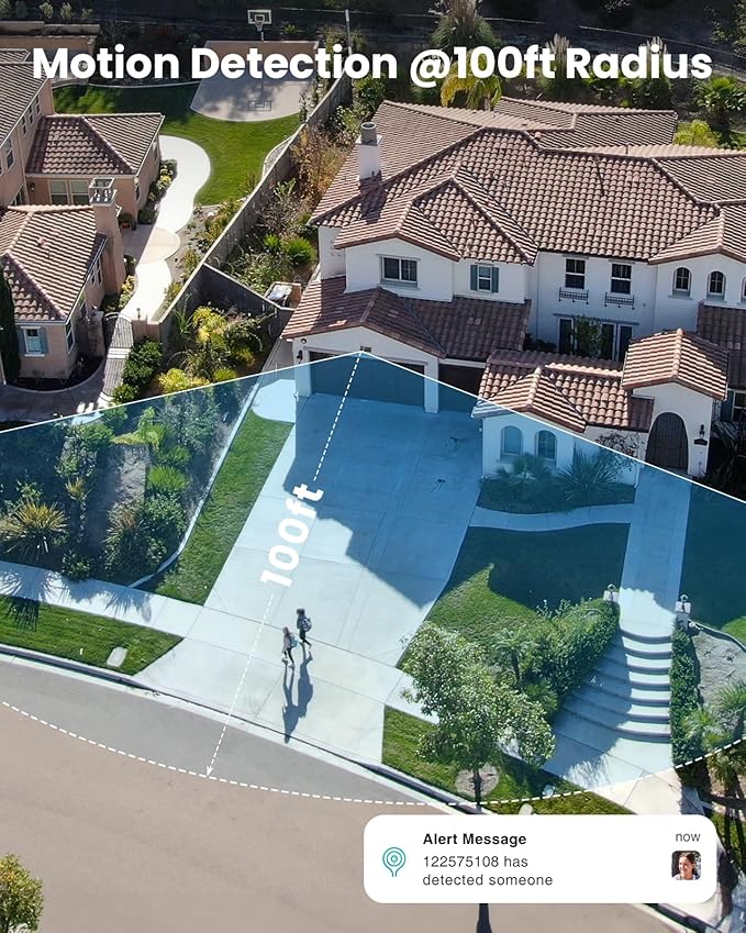 4G LTE Cellular Security Camera Wireless Outdoor, No WiFi 24H Continuous Recording, 2K Solar Powered Cam, Pan and Tilt, AI Tracking Detection, 32G Local Storage(Included), Color Night Vision