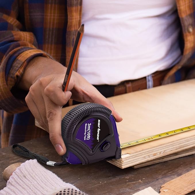 CARTMAN 152-Piece Basic Household Hand Tool Set,with Toolbox Storage Case, All Purpose Home Tool Kit Includes Essential Tools for Office College Repairs Purple