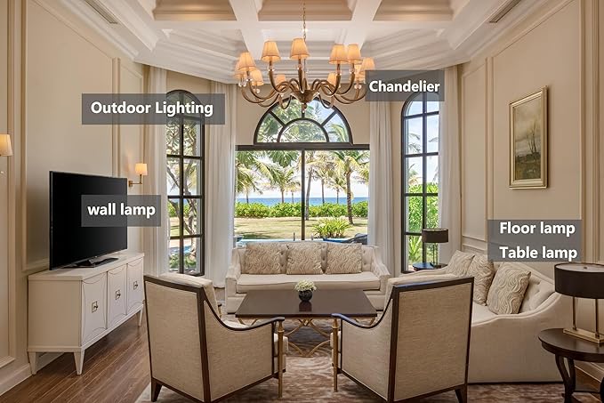 Dimmable e26 Frosted LED Edison Bulbs, 8W Equivalent 75W, 850LM,Warm White 2700K,AC120V,ST58 Frosted Light Bulbs with 90+ CRI,Pack of 6