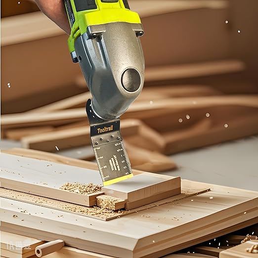 56PCS Oscillating Tool Blades,Universal Multi Tool Blades for Wood,Plastic and Metal,Oscillating Saw Blades Fit Dewalt Ryobi Milwaukee Rockwell Fein (56)