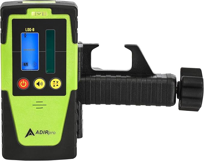 Adir Laser Level Self Leveling - Green Beam Rotary Lazer leveler Tool with Dual Axis Manual Slope, Vertical and Horizontal Alignment, Dustproof and Water Resistant For interior/exterior installations
