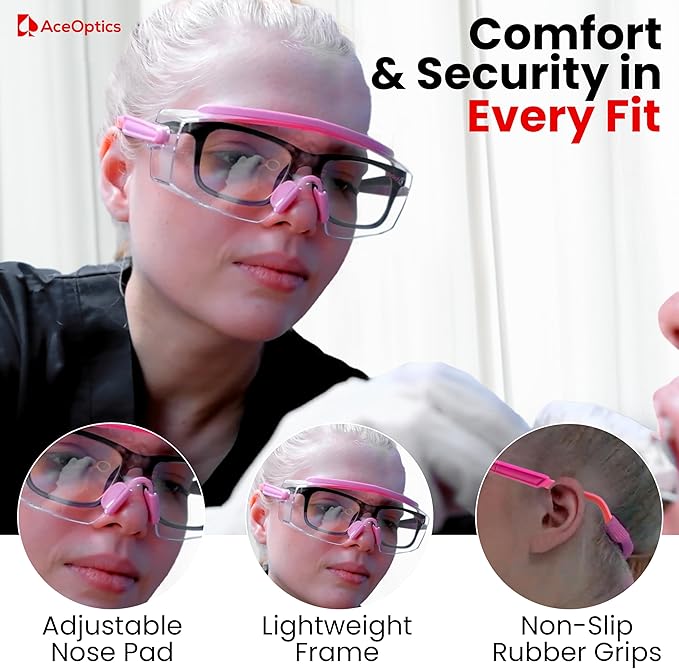 Safety Glasses & Goggles – ANSI Z87, Adjustable, 5X Anti-Fog ClearShield™ Lenses, Includes Premium EVA Hard Case