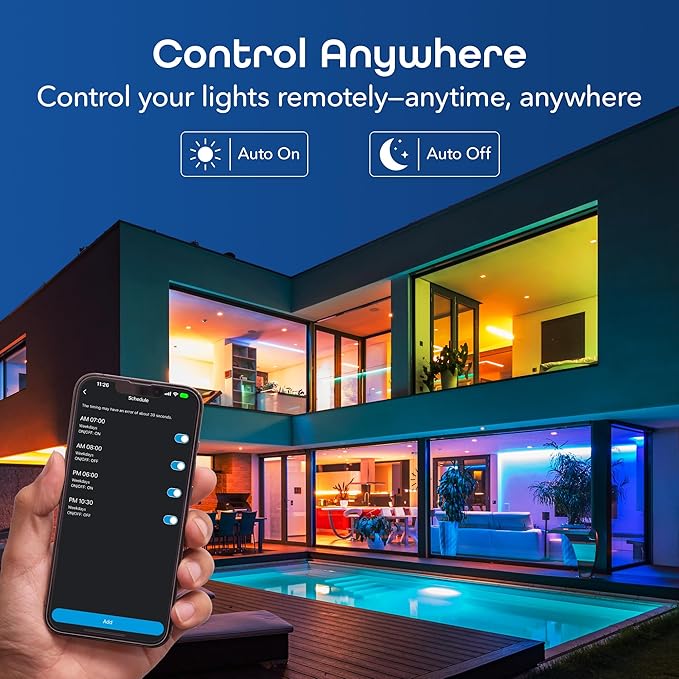 Geeni Prisma Plus 800 Dimmable Smart Light Bulbs with 2.4 GHz Wi-Fi Connectivity – Color-Changing & Tunable White, A19 LED Smart Bulb – Works with Alexa & Google, 2-Pack