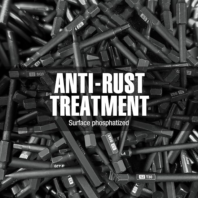 WORKPRO 10pcs Security Torx Bit Set, CNC Machined S2 Steel Star Bit Set, 2.3" Long Tamper Proof Torx Screwdriver bit with Magnetic Tips, Tamper Resistant Fastener Drive Bits with Storage Box