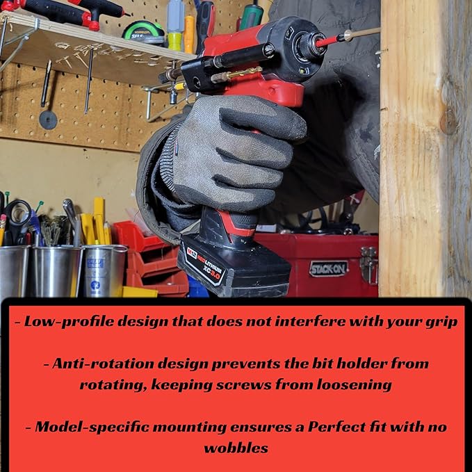 Drill Bit Holder - Milwaukee M12, Cordless Tools, Impact Drivers, Accessories, Replace Magnetic